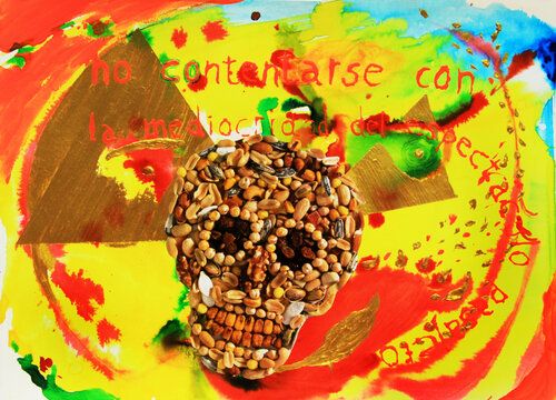 No contentarse con la mediocridad del espectaculo pasajero par Arturo Prins, Œuvre sur papier en vente sur Singulart