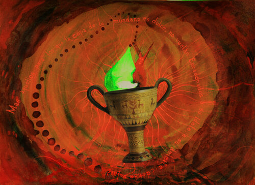 Más aquellos para los que la copa de lo mundano es dulce, no vuelan. Arturo Prins