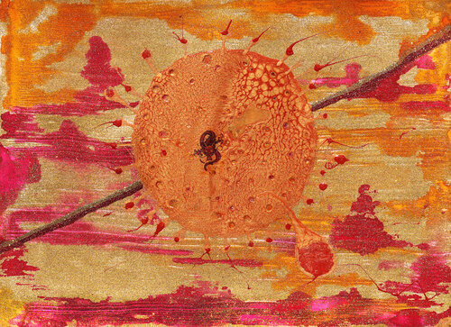 Mercure rétrograde ou Covid-19 di Arturo Prins, Opera su carta in vendita su Singulart