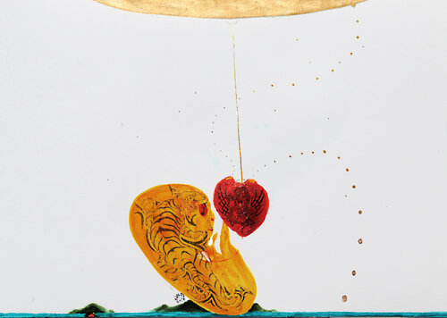 Spanish roar par Arturo Prins, Œuvre sur papier en vente sur Singulart