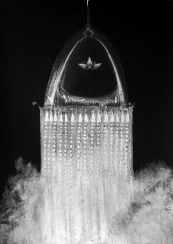 Skycraper par Arturo Prins, Dessin en vente sur Singulart