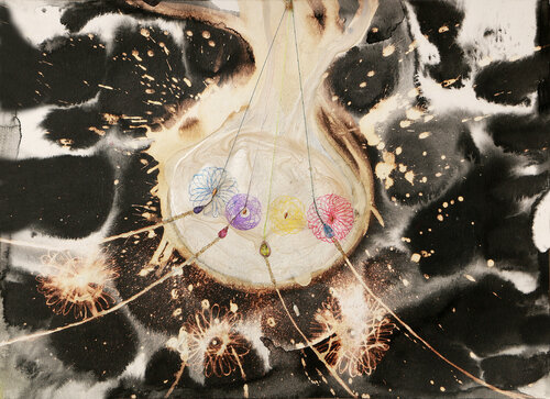"Aveuglant Quadruple" by Arturo Prins, 종이 for Sale on Singulart