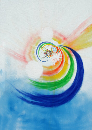 The wheel of life par Arturo Prins, Peinture en vente sur Singulart