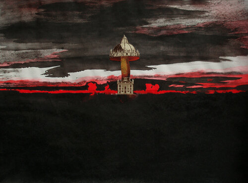 Nocturno champi di Arturo Prins, Opera su carta in vendita su Singulart