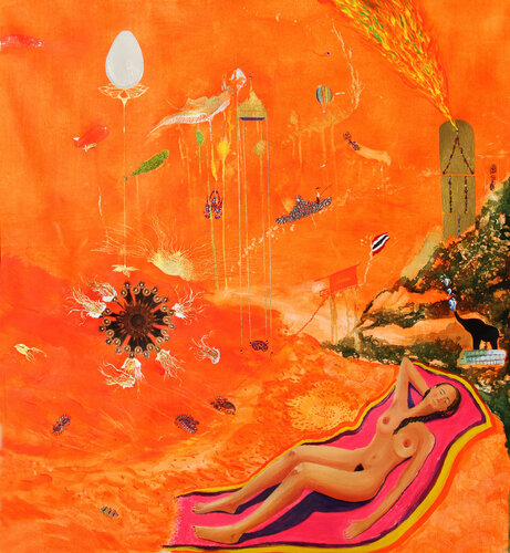 Jungle juice o Jungla del Amor di Arturo Prins, Pittura in vendita su Singulart