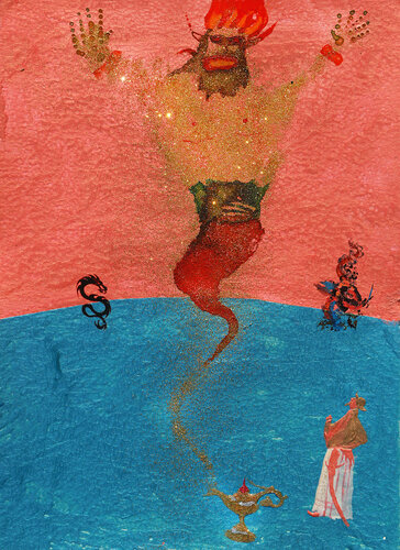 Djinn et Alā 'ad-Dīn von Arturo Prins, Werk auf Papier kaufen auf Singulart