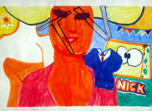 American TV von Arturo Prins, Zeichnungen kaufen auf Singulart