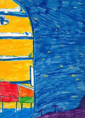 Indian Spirit ‘The Soul´s Train’ von Arturo Prins, Zeichnungen kaufen auf Singulart