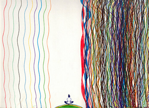 Indian Spirit ‘El Noble Sendero medio’ de Arturo Prins, Dibujo a la venta en Singulart