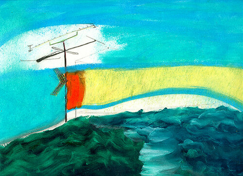 Esperándote incomunicado de Arturo Prins, Dibujo a la venta en Singulart