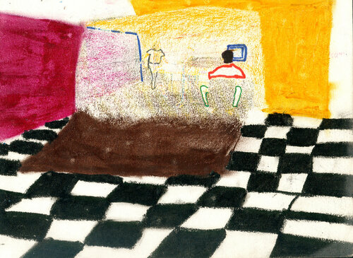 ¿En qué mundo vivo? van Arturo Prins, Tekening te koop op Singulart