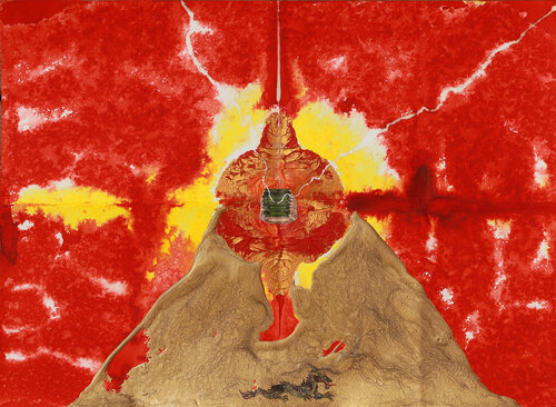 Les Agnichaitas, ou esprits du feu supérieure par Arturo Prins, Œuvre sur papier en vente sur Singulart