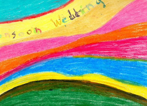 Monsoon Wedding van Arturo Prins, Tekening te koop op Singulart