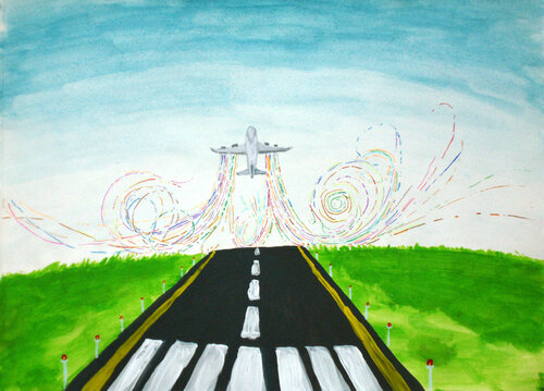 Take off de Arturo Prins, Dibujo a la venta en Singulart