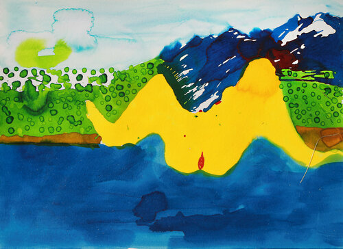 Abierta hasta el fin di Arturo Prins, Opera su carta in vendita su Singulart