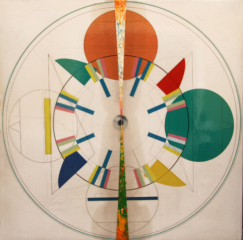 Mandala Occidental by Arturo Prins, Painting for Sale on Singulart