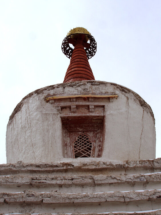 Cabeza de Chorten o stupa Arturo Prins