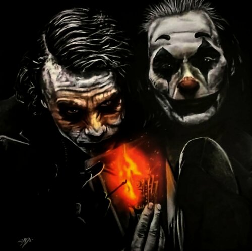 JOKER von Daniel Burgraeve, Malerei kaufen auf Singulart
