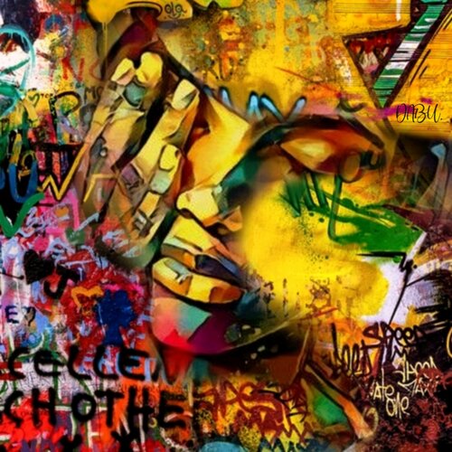 VISAGE DE COULEUR JAUNE by Daniel Burgraeve, 디지털 for Sale on Singulart