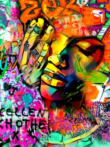 STREET ART.2...1/10. by Daniel Burgraeve, 기타 매체 for Sale on Singulart