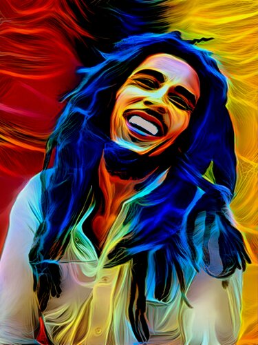 BOB MARLEY di Daniel Burgraeve, Digitale in vendita su Singulart
