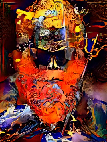 Poséidon par Daniel Burgraeve, Digital en vente sur Singulart