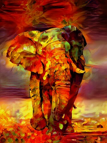 ELEPHANT von Daniel Burgraeve, Digital kaufen auf Singulart
