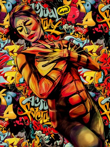 BELLE EN COULEUR. van Daniel Burgraeve, Digitaal te koop op Singulart