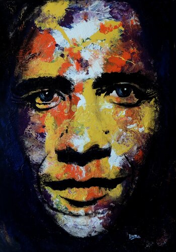 OBAMA di Daniel Burgraeve, Pittura in vendita su Singulart