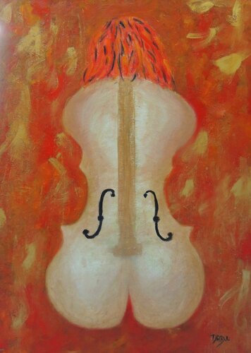 FEMME JE VOUS AIME di Daniel Burgraeve, Pittura in vendita su Singulart