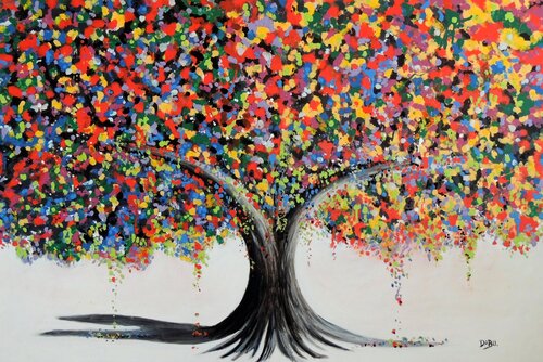ARBRE DE VIE par Daniel Burgraeve, Peinture en vente sur Singulart