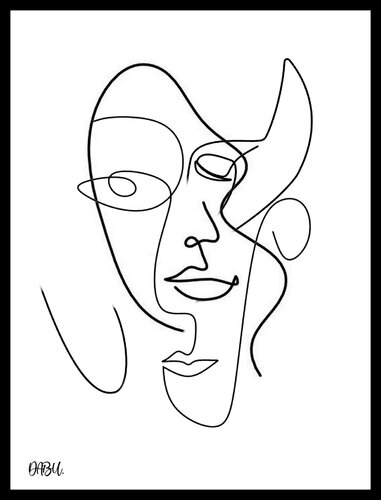 DESSINS minimalisme di Daniel Burgraeve, Opera su carta in vendita su Singulart