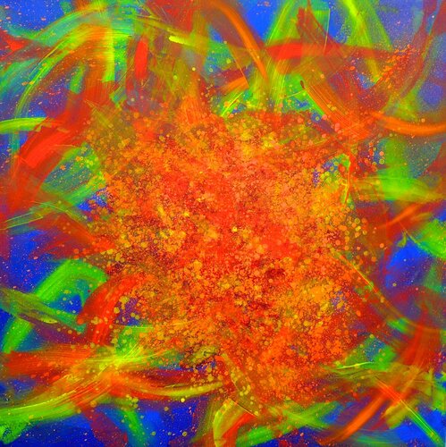 ABSTRACTION LYRIQUE 3 von Daniel Burgraeve, Malerei kaufen auf Singulart