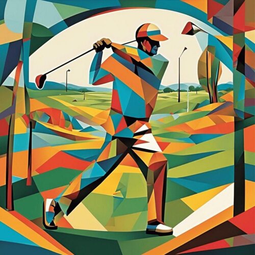 GOLF 1802 di Daniel Burgraeve, Digitale in vendita su Singulart