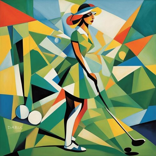 GOLF 1802 di Daniel Burgraeve, Digitale in vendita su Singulart
