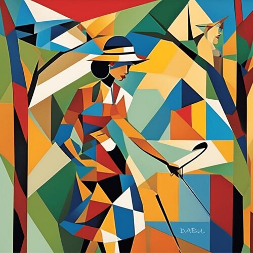 GOLF 1802 by Daniel Burgraeve, Digital for Sale on Singulart