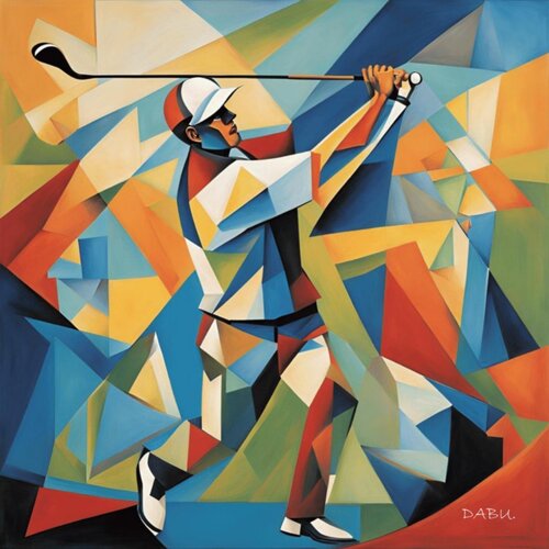 GOLF 1801 di Daniel Burgraeve, Digitale in vendita su Singulart