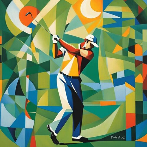 GOLF 1802 di Daniel Burgraeve, Digitale in vendita su Singulart