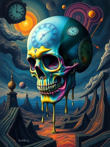 TETE DE MORT di Daniel Burgraeve, Digitale in vendita su Singulart