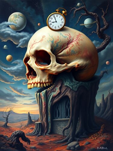 TETE DE MORT di Daniel Burgraeve, Digitale in vendita su Singulart