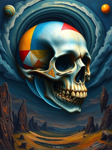 TETE DE MORT by Daniel Burgraeve, 디지털 for Sale on Singulart