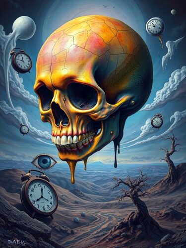 TETE DE MORT di Daniel Burgraeve, Digitale in vendita su Singulart