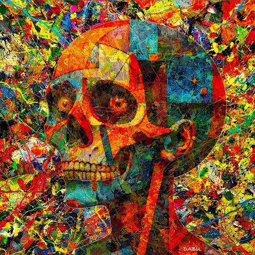 TETE DE MORT di Daniel Burgraeve, Digitale in vendita su Singulart