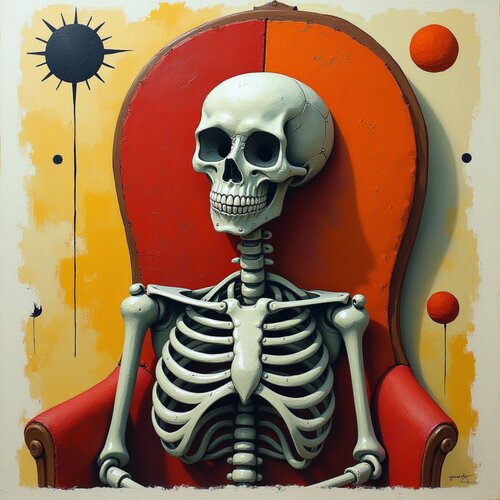 TETE DE MORT di Daniel Burgraeve, Digitale in vendita su Singulart