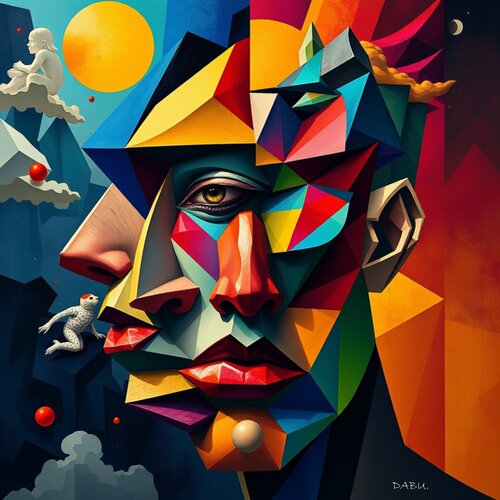 DALI / PICASSO di Daniel Burgraeve, Digitale in vendita su Singulart