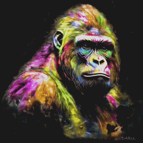 GORILLE von Daniel Burgraeve, Digital kaufen auf Singulart