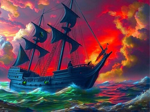 SOLEIL ROUGE von Daniel Burgraeve, Digital kaufen auf Singulart