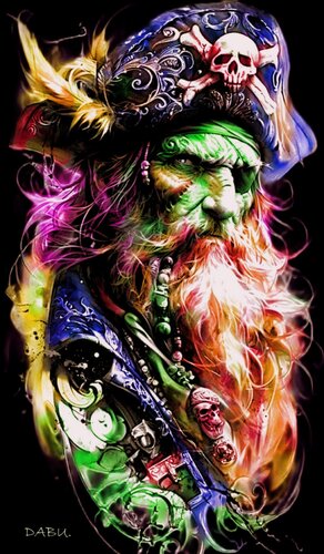 PIRATE COLORS di Daniel Burgraeve, Digitale in vendita su Singulart