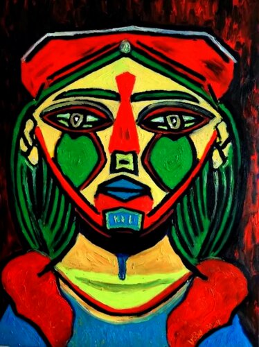 ABSTRAIT, SUR LES TRACES DE PICASSO. 1. di Daniel Burgraeve, Pittura in vendita su Singulart