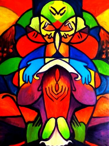 CUBISME, SUR LES TRACES DE PICASSO..4. di Daniel Burgraeve, Pittura in vendita su Singulart